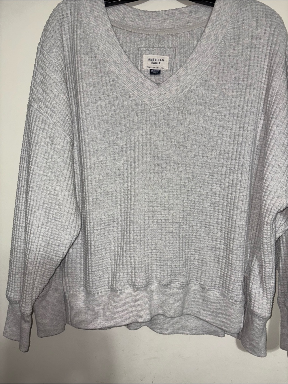 American Eagle Big Hug Oversized Thermal Top
